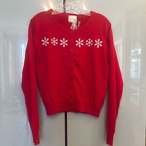 Banned Retro 50s SNOWFLAKE CARDIGAN by Royal Monk XL runs small see measurements